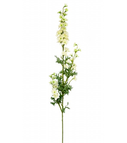 Tige de delphinium artificiel blanc