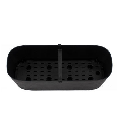 Jardinière noire KHEOPS