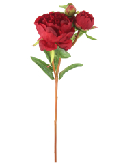 Pivoine artificielle rouge