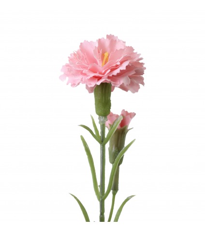 Œillet rose artificiel