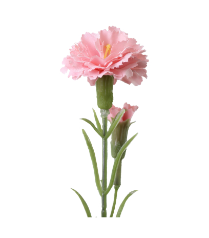 Œillet rose artificiel