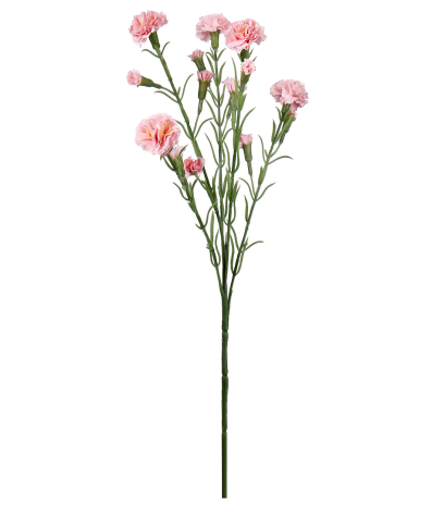 Œillet rose artificiel