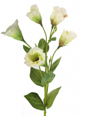 Tige de lisianthus artificiel blanc