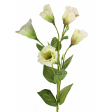 Tige de lisianthus artificiel blanc