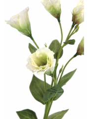 Tige de lisianthus artificiel blanc