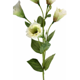 Tige de lisianthus artificiel blanc