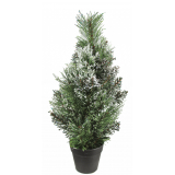 Mini sapin neige artificiel