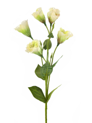 Tige de lisianthus artificiel blanc