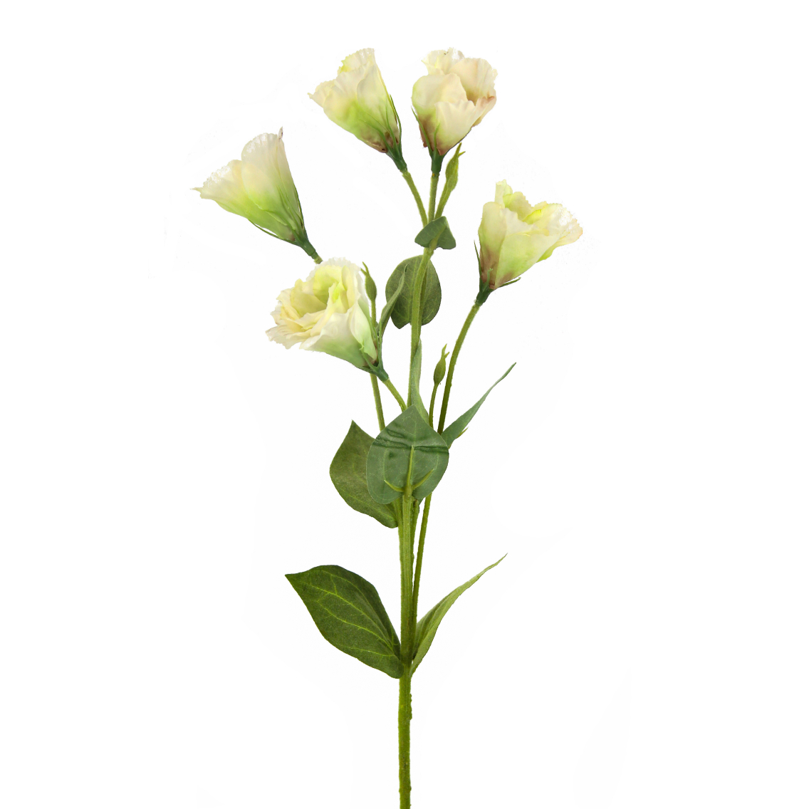 Tige de lisianthus artificiel blanc