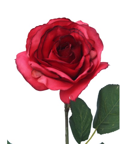 Rose rouge artificielle