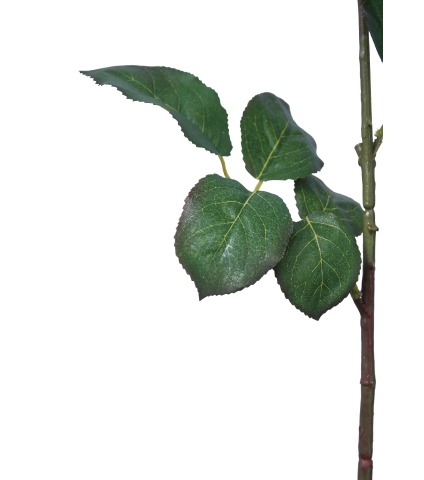 Rose rouge artificielle