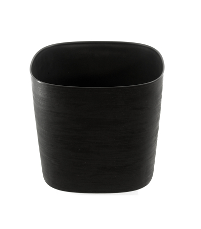 Pot carré noir ISIS