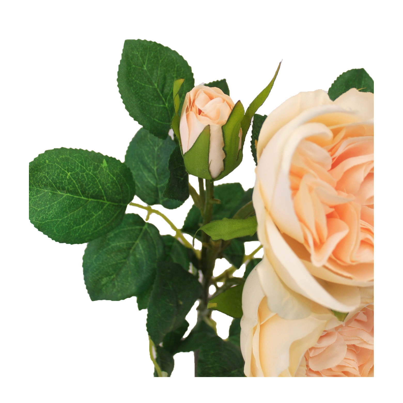 31 Cm Roses Tige de rose artificielle orange 55 cm - Roses artificielles - Artiplantes