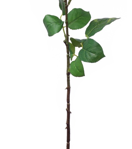 Rose artificielle jaune