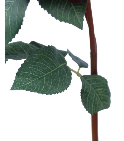 Petite rose rouge artificielle