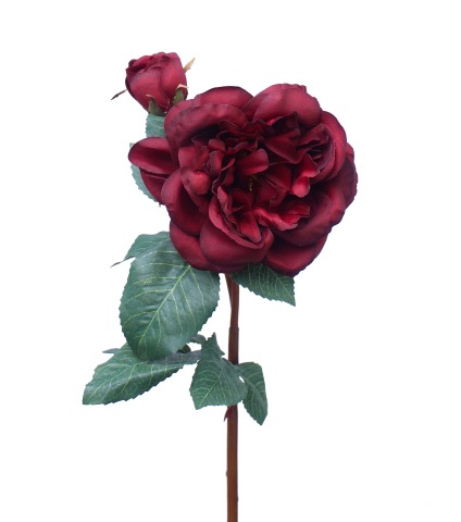 Petite rose rouge artificielle