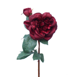 Petite rose rouge artificielle