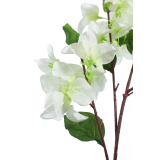 Tige de bougainvillier artificiel blanc