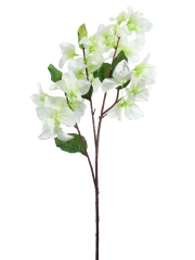 Tige de bougainvillier artificiel blanc