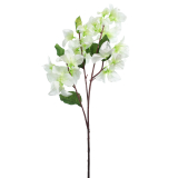 Tige de bougainvillier artificiel blanc