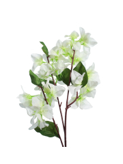 Tige de bougainvillier artificiel blanc