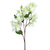 Tige de bougainvillier artificiel blanc