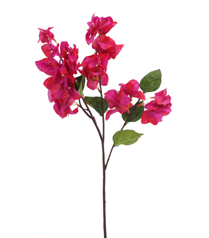 Branche de bougainvillée artificielle fuchsia