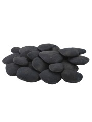 Galets noirs décoratifs