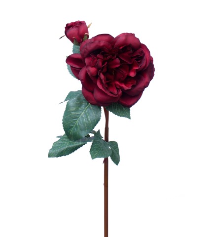 Petite rose rouge artificielle