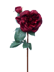 Petite rose rouge artificielle