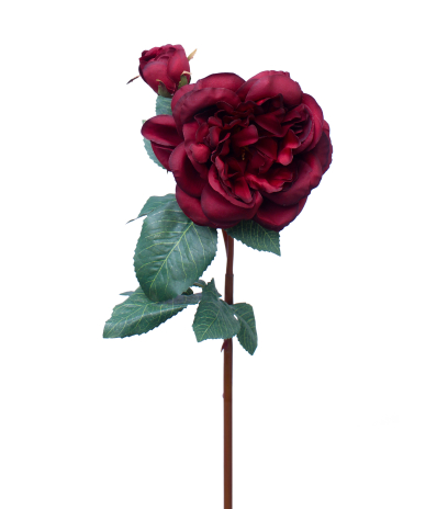 Petite rose rouge artificielle