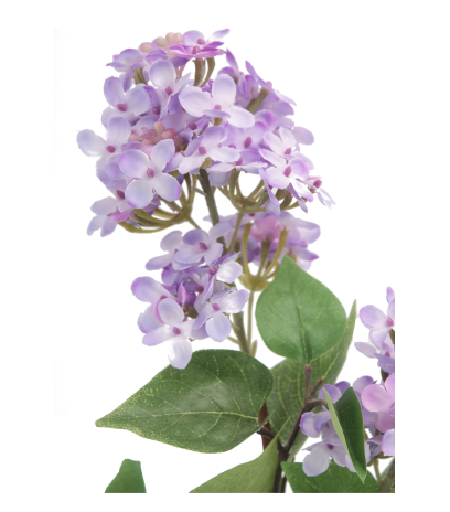 Fleur de lilas artificiel mauve