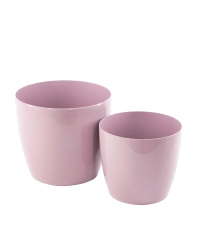 Pot rond plastique lilas