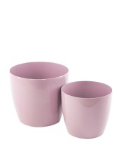 Pot rond plastique lilas