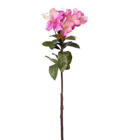 Tige de rhododendron artificielle rose