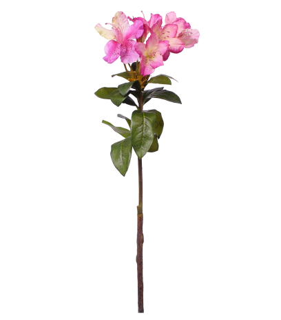 Tige de rhododendron artificielle rose