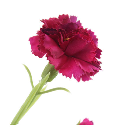 Œillet rouge artificiel