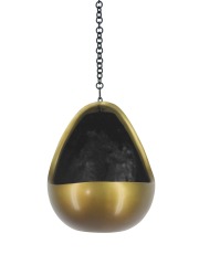 Pot suspendu lune bronze