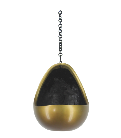 Pot suspendu lune bronze
