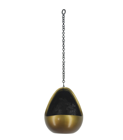 Pot suspendu lune bronze