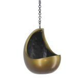 Pot suspendu lune bronze