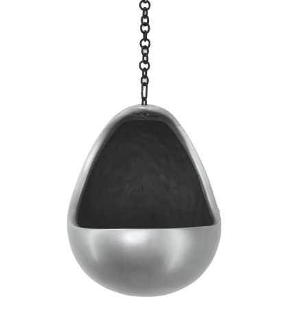 Pot suspendu lune gris