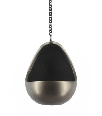 Pot suspendu lune marron