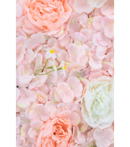 Mur floral artificiel aurore