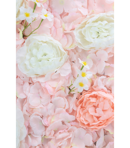 Mur floral artificiel aurore