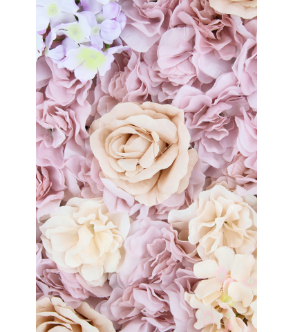 Mur floral artificiel zéphyr