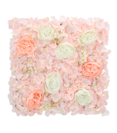 Mur floral artificiel aurore