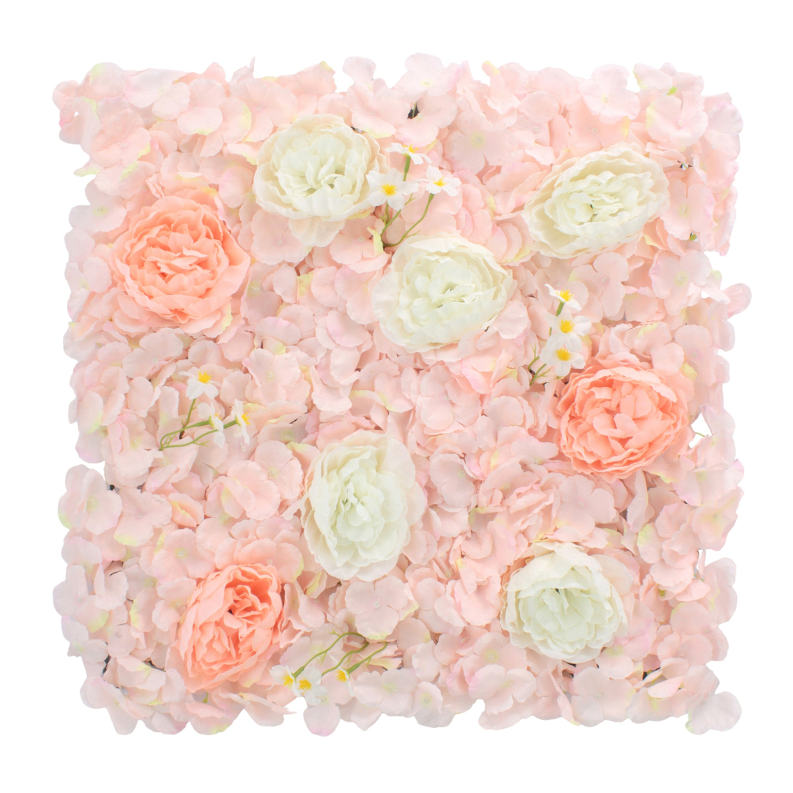 Mur floral artificiel aurore