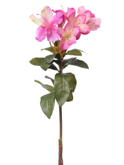 Tige de rhododendron artificielle rose