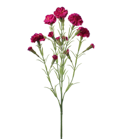 Œillet rouge artificiel